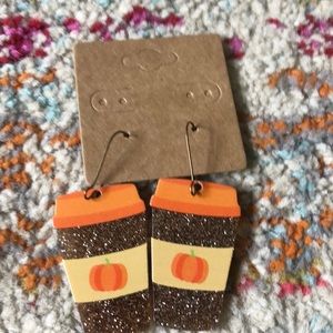 Fall earrings- pumpkin spice